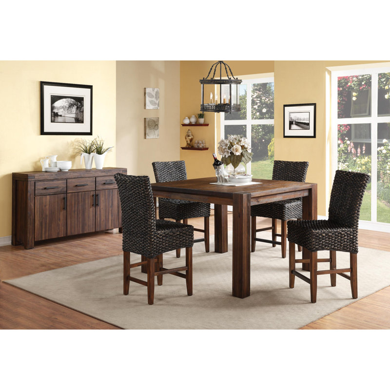 Kaicey Acacia Solid Wood Dining Table