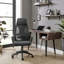 Jenkin Luxury Mesh & Fabric Home Office Chair - Tall Backed Ergonomic Design Height & Tilt Adjustable