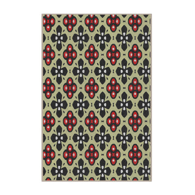 Tapis rouge / bleu Ferentz