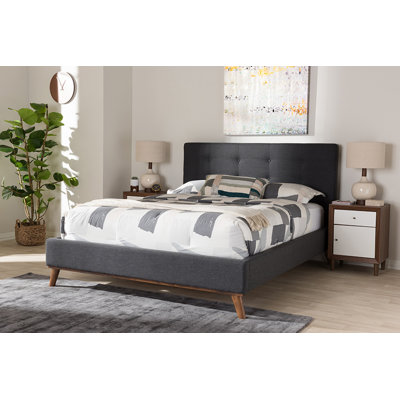 Worcester Tufted Upholstered Platform Bed by George Oliver
