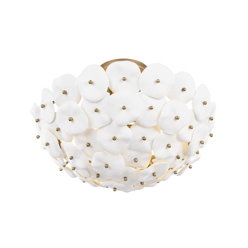 Plafonnier semi-encastré 3 lumières 22 po Coastlyn