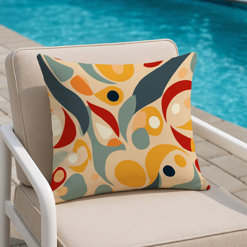 Snappy Vibe Indoor And Outdoor Pillow, Square 20"