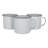 Argon Tableware - Coloured Enamel Mugs - 375ml-63920545-63920549