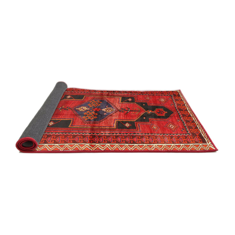 Tapis rouge à motif sud-ouest, Rond 7 pi