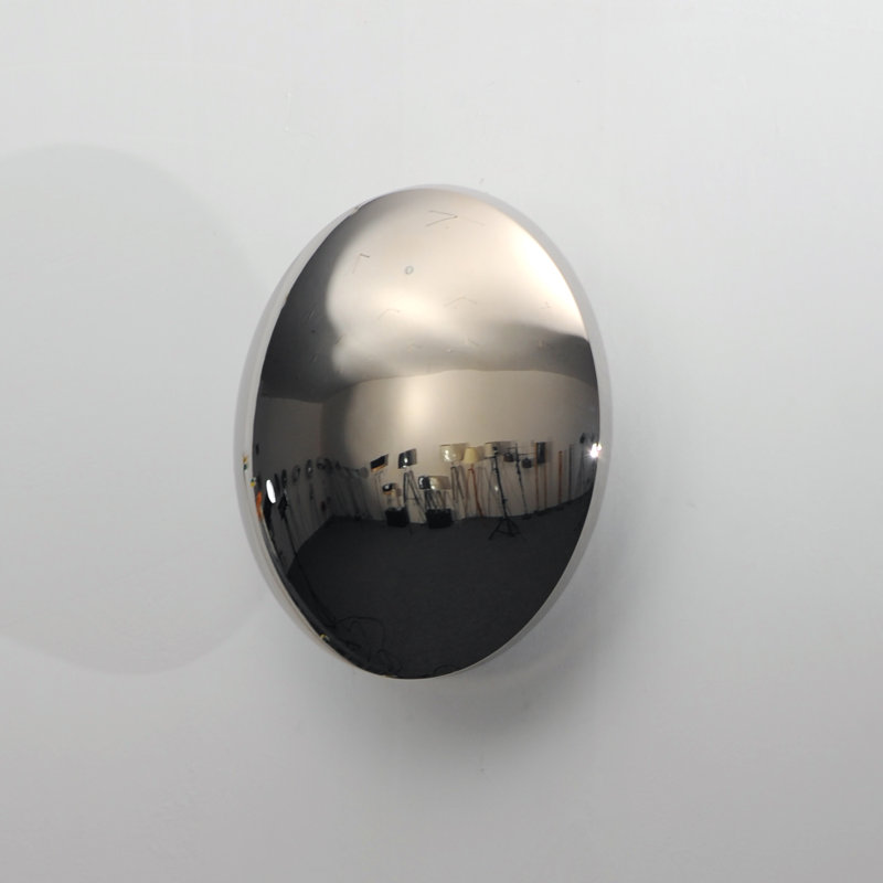 Vesta 1 - Light LED Semi Flush Mount, Polished Chrome, Silver