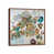 Classic Brown Wood Floater Framed