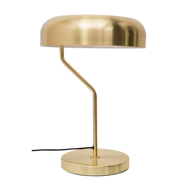Eclipse Desk Table Lamp Set, Brass