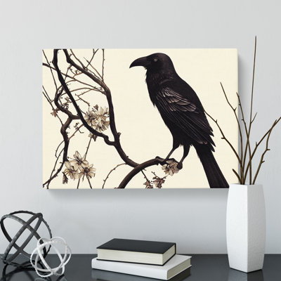 Terrific Crow Bird - Wrapped Canvas Print