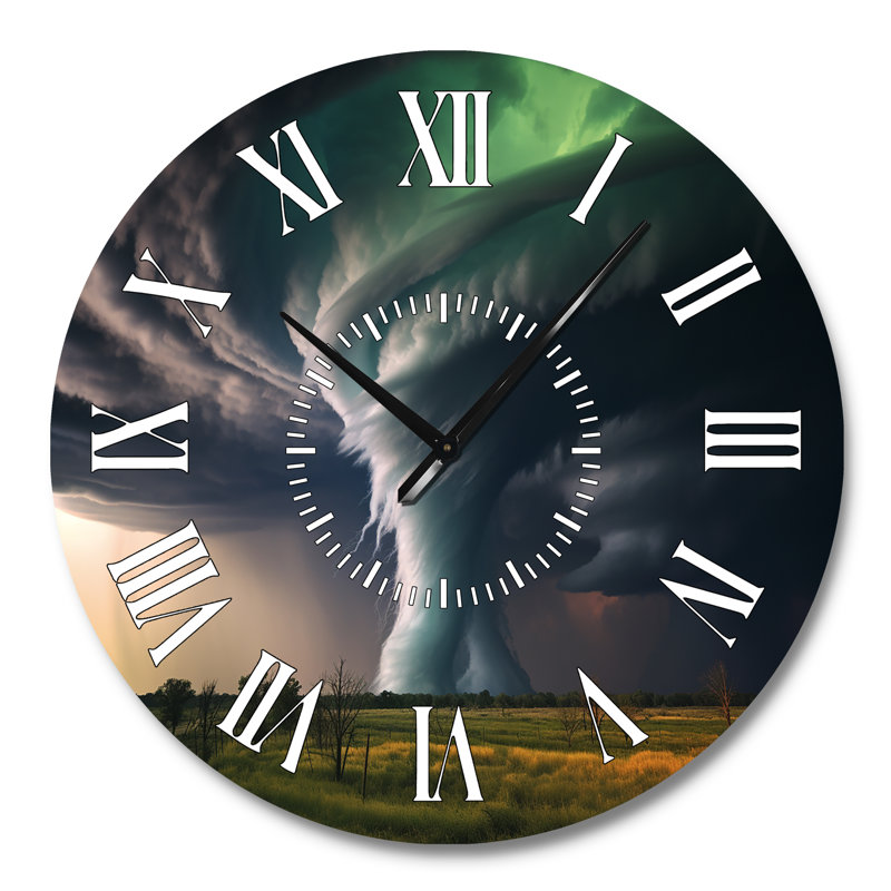 Horloge murale tempête tempête tempête tempête, Grand
