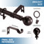 Tringle à rideaux simple ajustable Plante Ball-1749283310-1749283296