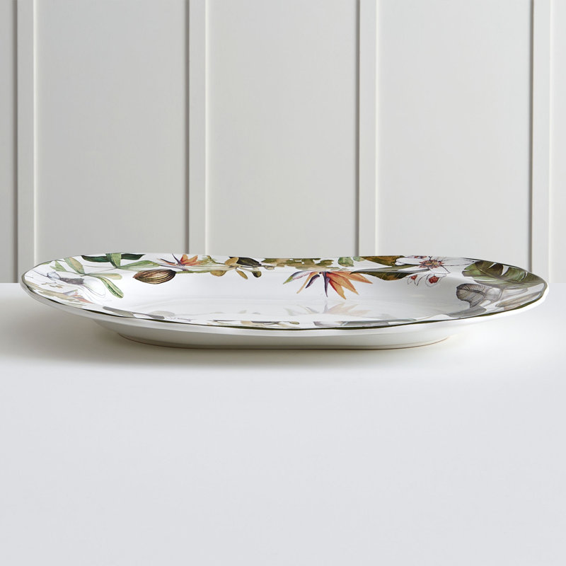 Bay Isle Home Taven Porcelain China Platter