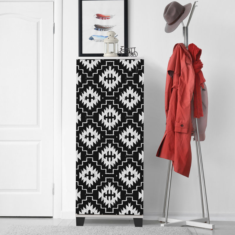 16 Pair Shoe Storage Cabinet
