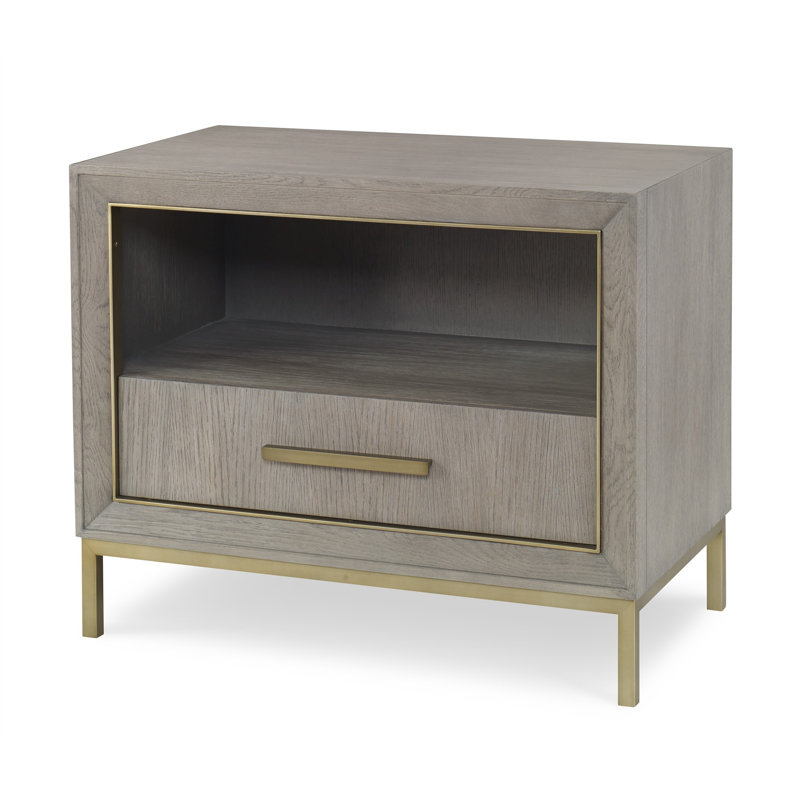 Monarch 1 - Drawer Solid Wood Nightstand