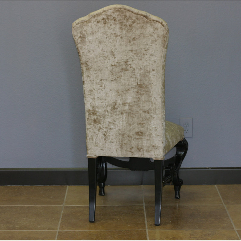 Chaise d'appoint en tissu taupe Nettleton