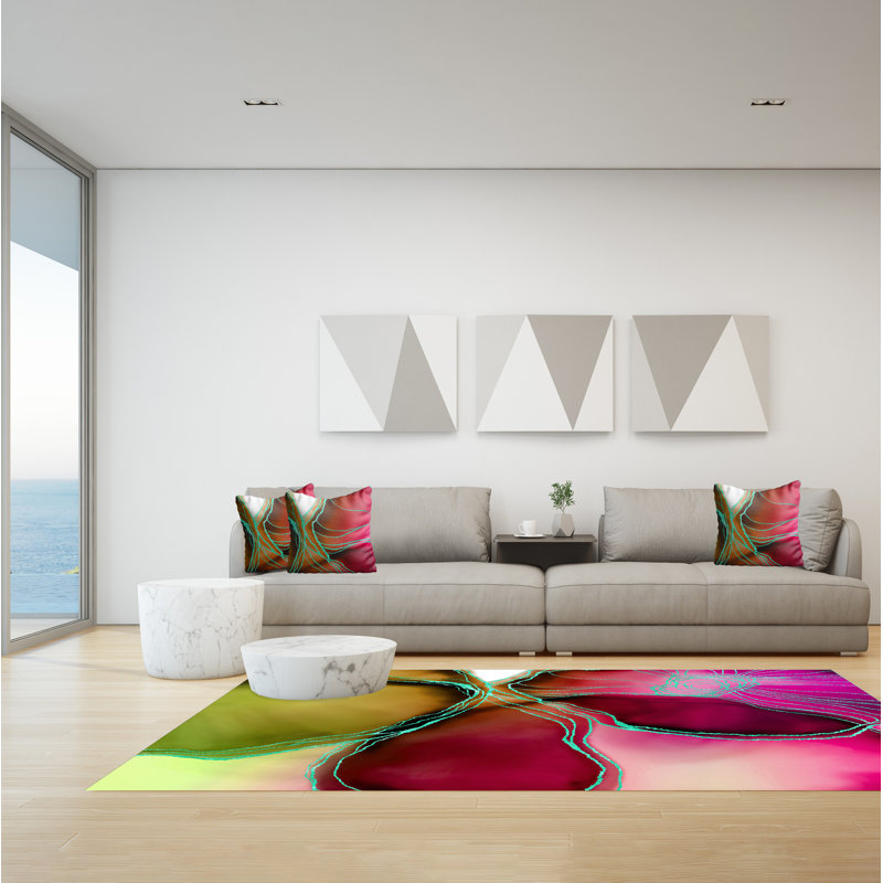 Geniu Abstract Area Rug, Rectangle 155 x 230cm