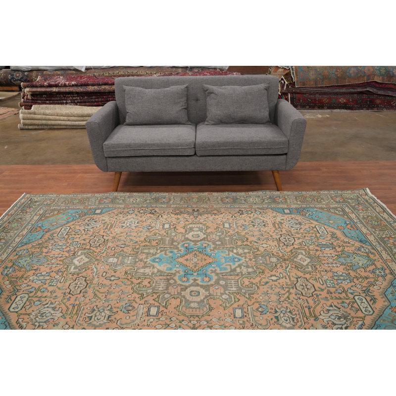 Tapis 6 x 9 de conception artistique avec éléments décoratifs détaillés