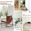 Chaise d'appoint rembourrée avec pochette de rangement-1523262972