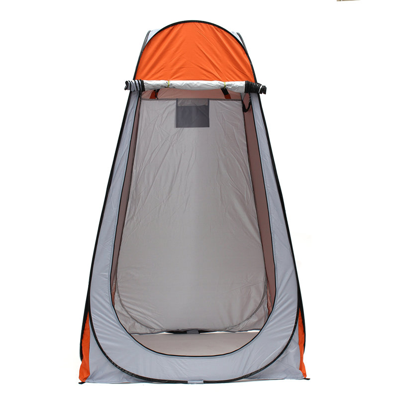 1 Person Tent, Orange/Grey