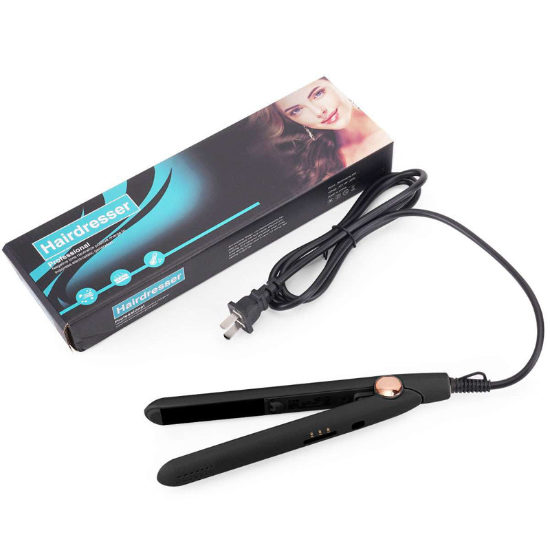 Flat Iron Hair Straightener and Curler, 3 Heat Settings Ceramic Coating Hair Straightener Portable Travel Hair Style Tool