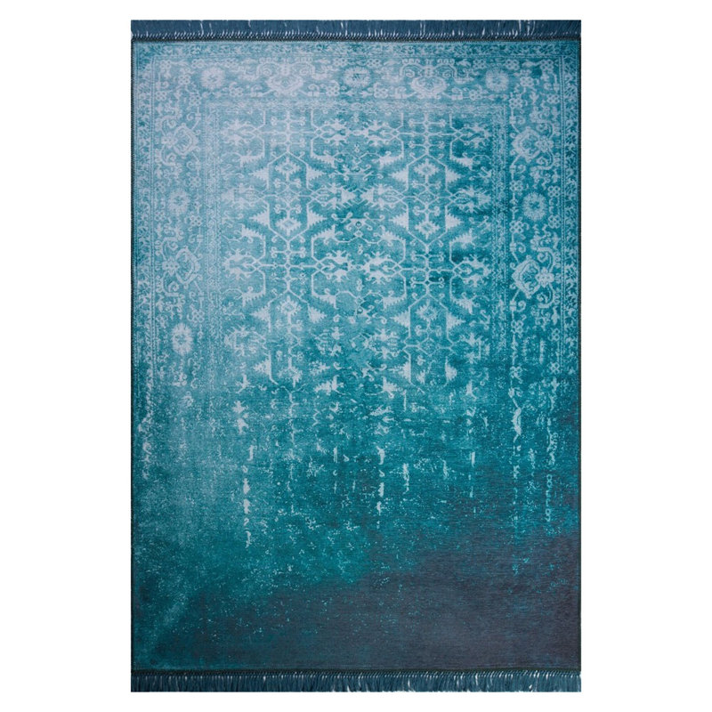 Luxurious Machine Washable Carpet, 100% Polyester, 7.5 x 10.8 Feet | Pile Height: 0.2 Inches, 1850 g/m² | Recycled Poly Cotton Underside, Easy Care, Perfect for Living Room & Bedroom, Soft & Durable Design
