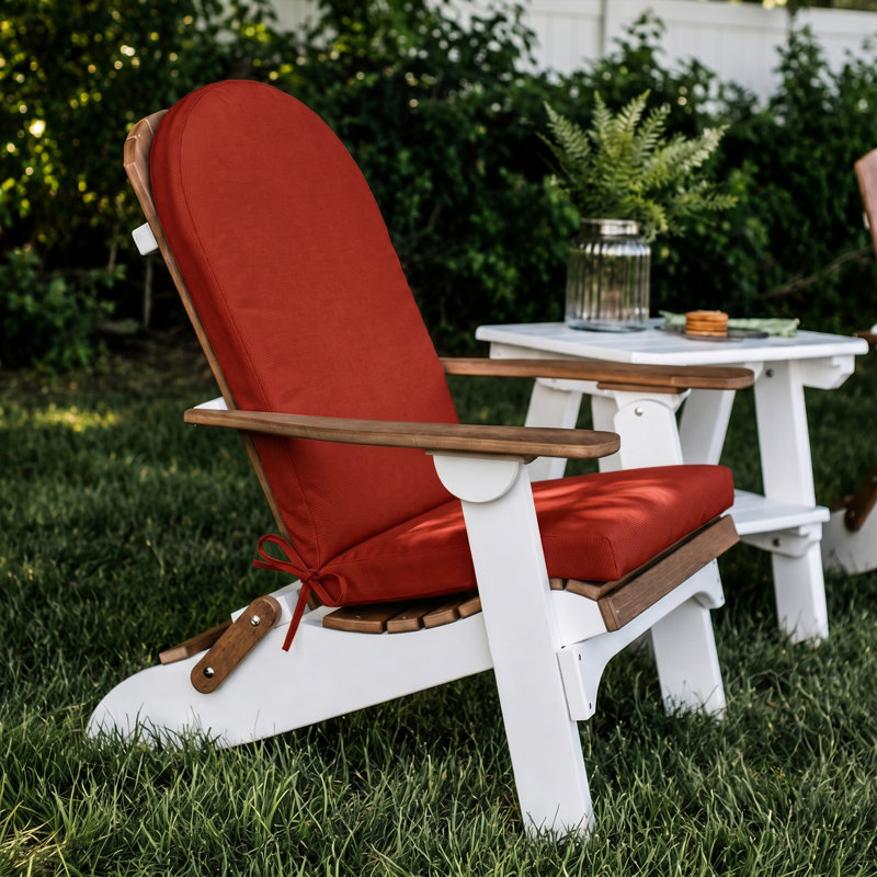 Coussin de chaise Adirondack, 1, Sunbrella - Canvas Jockey Red