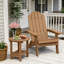 Table de bout ronde 18 po Adirondack pour terrasse avec tablette de rangement 2 niveaux Adirondack-129601383