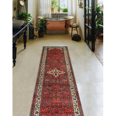 Lovel One-of-a-Kind 2'10" X 9'10" 1980s Runner Wool Area Rug