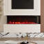 Brayden Studio 125.5cm W Black Electric Fireplace with 5120 BTU
