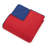 Ayer Solid Red/Blue Microfiber Reversible Quilt Set-918928963