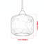 12cm H Glass Lamp Shade in Clear