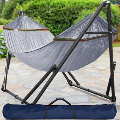 Tranquillo 30s unfold & Fold  Double Hammock with Stand 2 Persons Foldable Camping Inhouse Outdoor