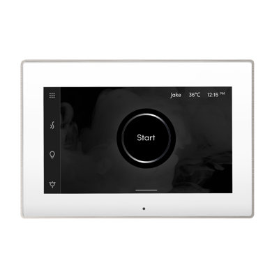iSteamX Steam Shower Control and Steamhead