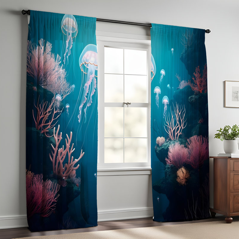 Window Curtains (WC01628), 20" W x 52" L