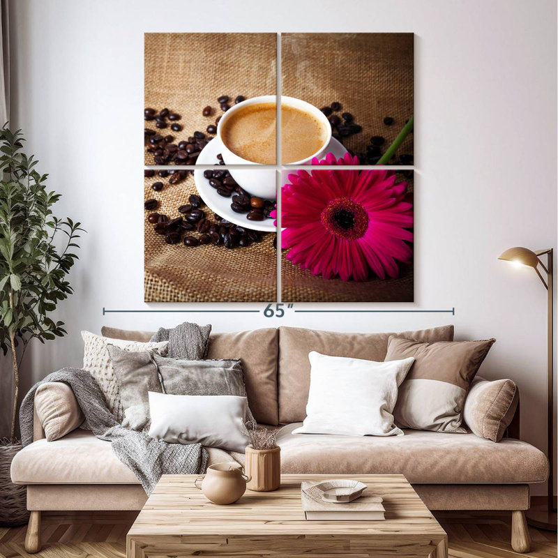 Yarlin Cappuccino, 50" H x 50" W