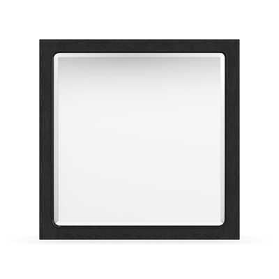 Solid Wood Square Wall Mirror