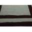 Tapis unique en laine noué à la main brun / gris 8 pi x 10 pi Mikaeel