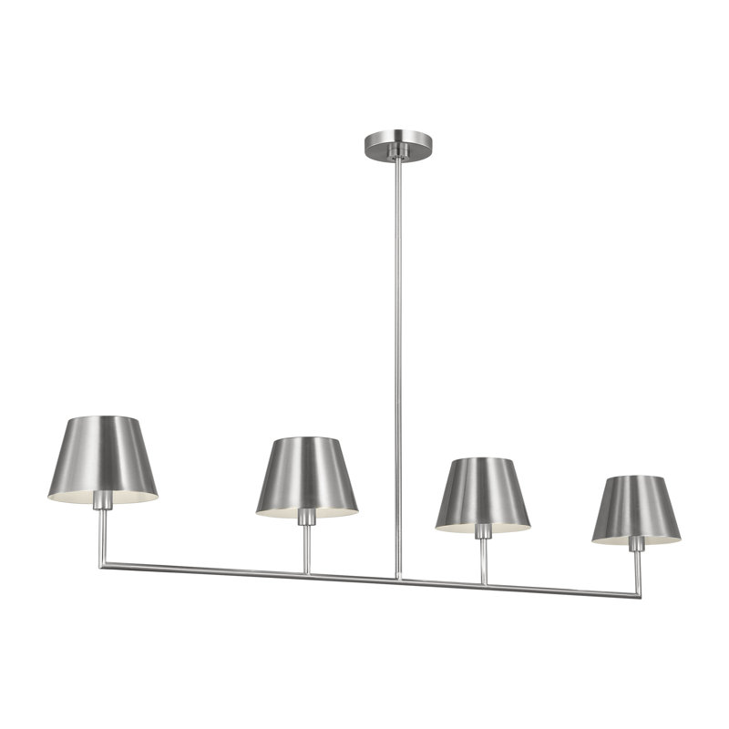 Ender Dining Room Chandelier, Brushed Nickel