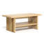Table basse de salon avec tablette de rangement 43,3 "Aariz-1318721814