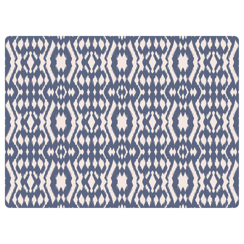 Tapis de chaise de bureau 9 à 5 Ikat 35 po x 47 po