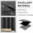 2 Thick Panels Room Darkening Blackout Curtains, Thermal Insulated Block Out Light Grommet Drapes-110070676-110070660