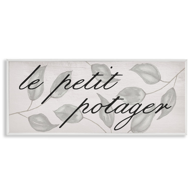 Giclée française encadrée, par Lil 'Rue, H 13 po x l 30 po, Estampe numérique encadrée blanc bord de mer