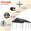 10 pi. L 20 pi. D Garage portatif robuste-106865598