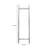 Stainless steel rectangular mirror full-length dressing mirror floor-standing-129861185