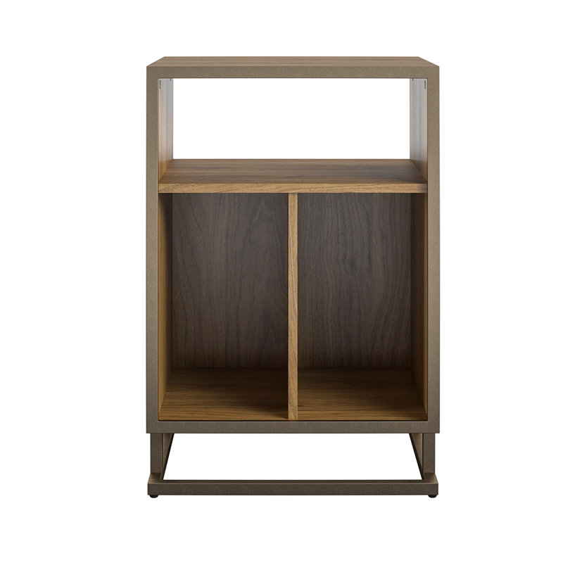 Kaicey Frame End Table, Walnut