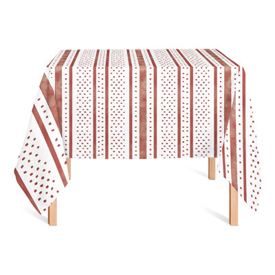 Colgate Striped Square Tablecloth