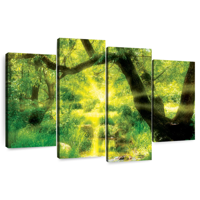 Kerrick Forest Sunburst, 32" H x 52" W