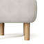 Kamar 41cm Wide Square Solid Colour Footstool Ottoman-661495427