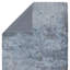 Tapis bleu en viscose noué à la main de conception unique 8 pi x 10 pi New Age-601700916
