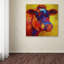 «Vache» par Kucera, reproduction sur toile tendue-22074105