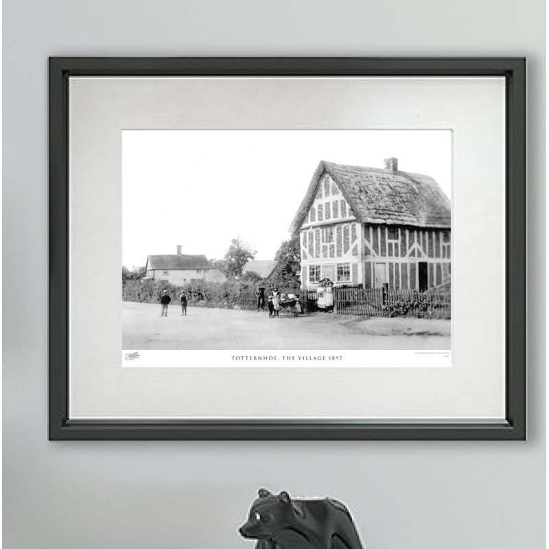 Totternhoe, The Village 1897 - Single Picture Frame Print, 60cm H X 80cm W x 2.3cm D